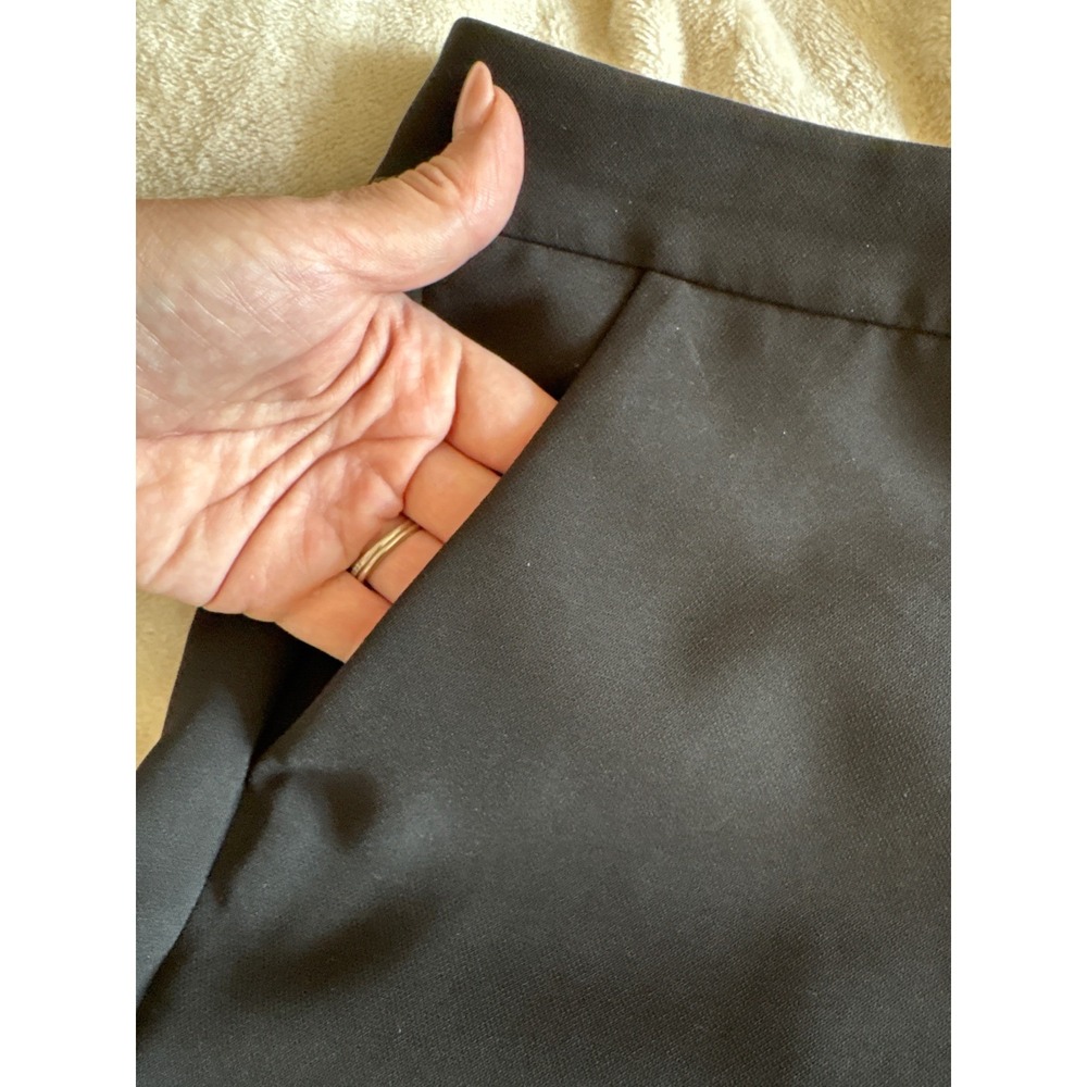 Karl Lagerfeld Paris Black Dress Pants Women's Size 4 Straight Leg Suit Trousers - Picture 7 of 7